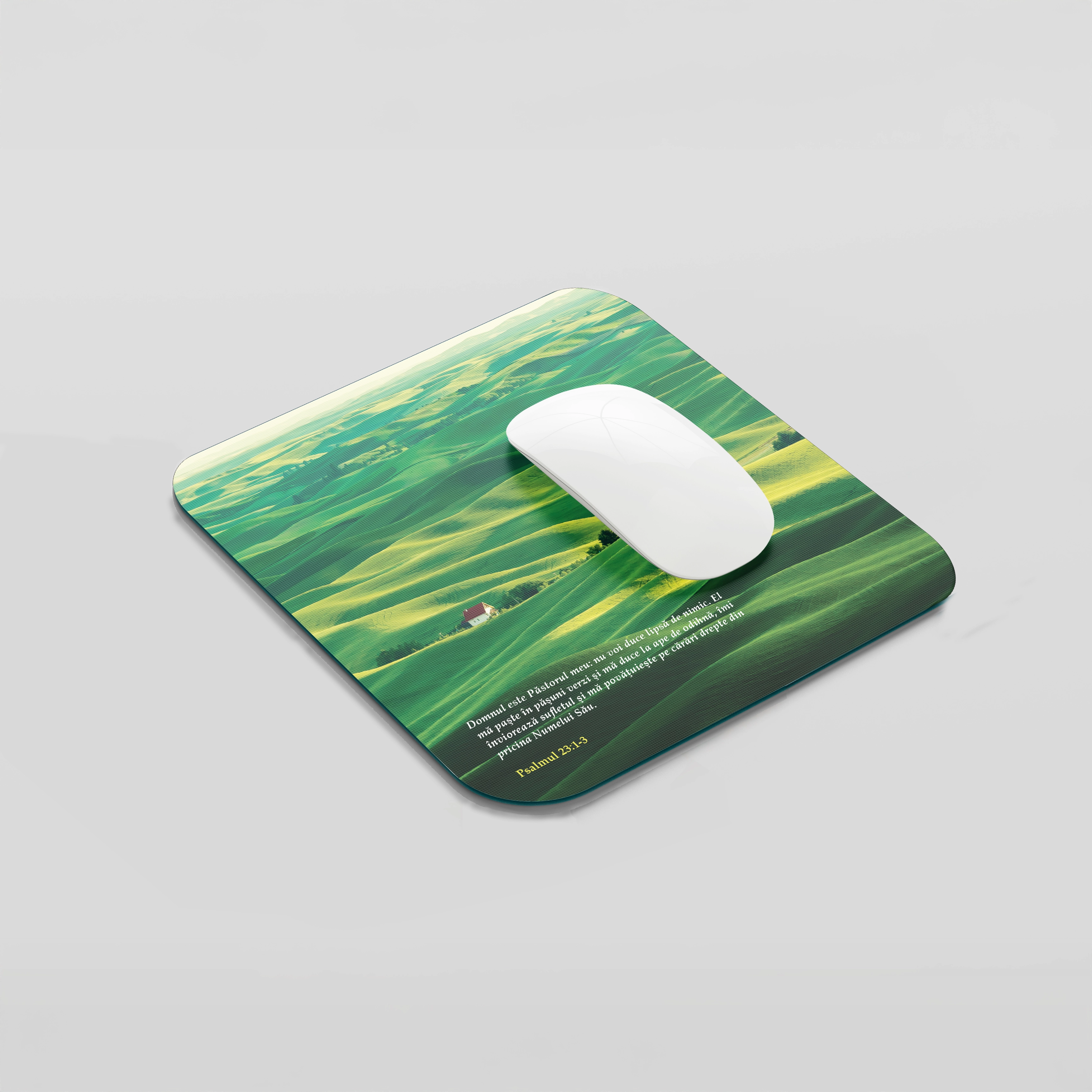 Mousepad, versete biblice - Psalm 23, 1-3